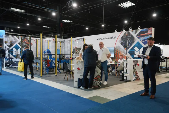 Robot na targach Warsaw Industry Week BTS frame 3
